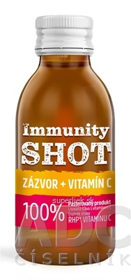 Leros Immunity SHOT ZÁZVOR+VITAMÍN C šťava 1x150 ml