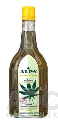 ALPA FRANCOVKA KONOPE/CANNABIS liehový bylinný roztok 1x160 ml