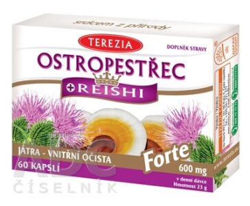 TEREZIA PESTREC + REISHI Forte cps 1x60 ks