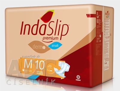 IndaSlip Premium M 10 plienkové nohavičky, dermo, airsoft, obvod 80-125 cm, 1x20 ks