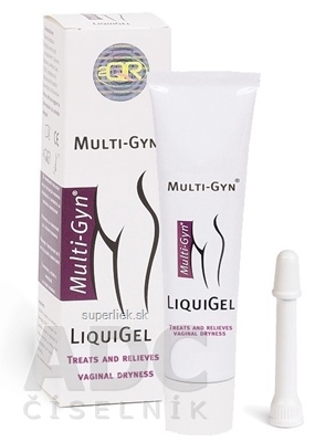 MULTI-GYN LIQUIGEL vaginálny lubrikačný, bioaktívny, na odstránenie suchosti pošvy, 1x30 ml