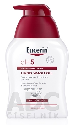 Eucerin pH5 UMÝVACÍ OLEJ NA RUKY pre citlivú pokožku 1x250 ml
