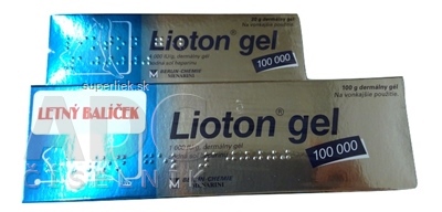 Lioton gel - Letný Balíček gel 100 g + 30 g zadarmo, 1x1 set