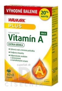 WALMARK Vitamín A MAX cps 40+8 (20% navyše) (48 ks)