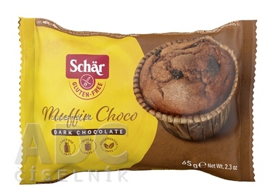 Schär MUFFIN CHOCO jemné pečivo bezgluténové, kakaové 1x65 g