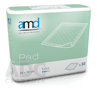 amd Pad Extra podložka pod pacienta, 60x90 cm, nasiakavosť 1300 ml, 1x30 ks