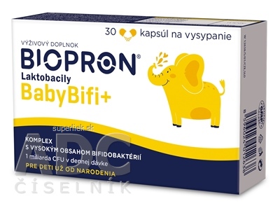 BIOPRON Laktobacily BabyBifi+ cps 1x30 ks