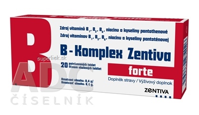 B-Komplex forte Zentiva tbl flm 1x20 ks