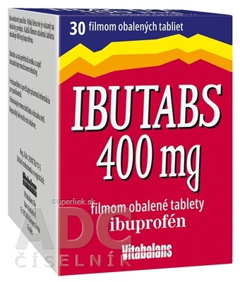 Ibutabs 400 mg tbl flm (fľ.HDPE) 1x30 ks