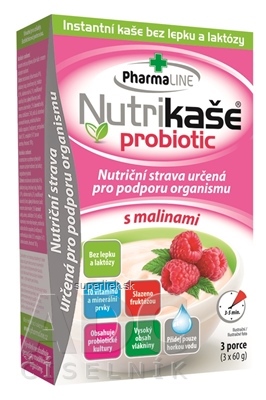 Nutrikaša probiotic - s malinami 3x60 g (180 g)