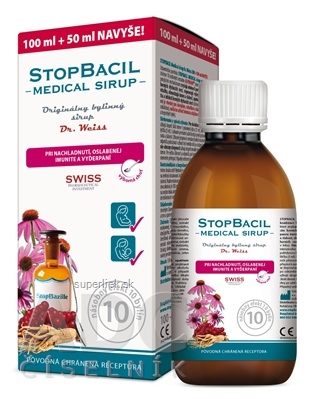 STOPBACIL Medical sirup Dr. Weiss (100 ml + 50 ml navyše) 1x150 ml