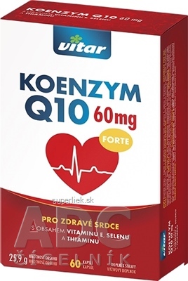 VITAR KOENZYM Q10 FORTE 60 mg cps 1x60 ks