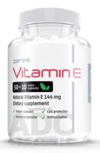 Zerex Vitamín E cps v prírodnej forme 1x60 ks
