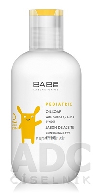 BABÉ DIEŤA Atopický kúpeľový gél (Pediatric Emollient soap, atopic skin) 1x200 ml