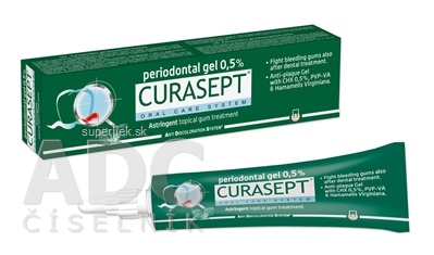 CURASEPT Astringent 350 0,5% Parodontálny gél 1x30 ml