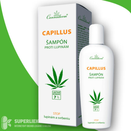 Cannaderm CAPILLUS - šampón proti lupinám NEW 1x150 ml
