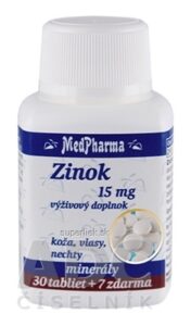 MedPharma ZINOK 15 mg tbl 30+7 zadarmo (37 ks)
