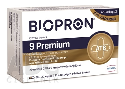 STADA Biopron 9 Premium cps 60+20 (33% zadarmo) (80 ks)