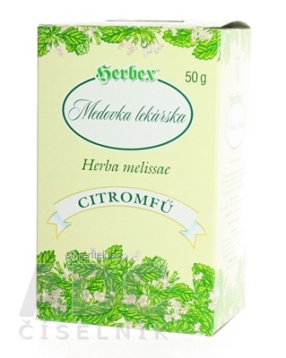 HERBEX MEDOVKA LEKÁRSKA sypaný čaj 1x50 g