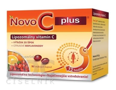 NOVO C PLUS Lipozomálny vitamín C cps 1x90