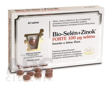 Bio-SELEN+ZINOK FORTE 100 μg selénu tbl 1x60 ks