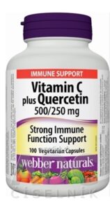 Webber Naturals Vitamin C 500 mg+Quercetin 250 mg cps 1x100 ks