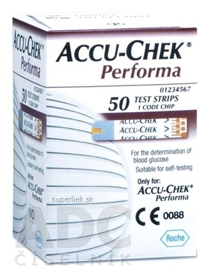 ACCU-CHEK Performa 50 testovacie prúžky do glukomera 1x50 ks