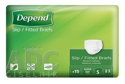 DEPEND Slip SUPER S priedušné plienkové nohavičky 1x15 ks