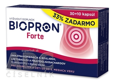 BIOPRON Forte cps 30+10 (33% zdarma) (40 ks)