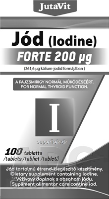 JutaVit Jód Forte 200 μg tbl 1x100 ks