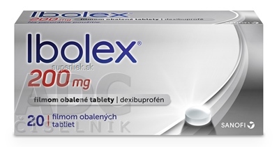 Ibolex 200 mg tbl flm (blis.PVC/PVDC/Al-priehľad.) 1x20 ks