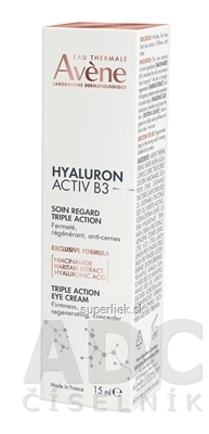 AVENE HYALURON ACTIV B3 Očný krém s trojitým účinkom 1x15 ml