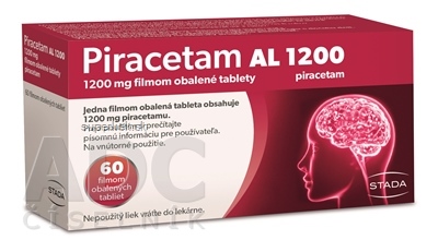 PIRACETAM AL 1200 tbl flm 1200 mg (blis.Al/PVC) 1x60 ks