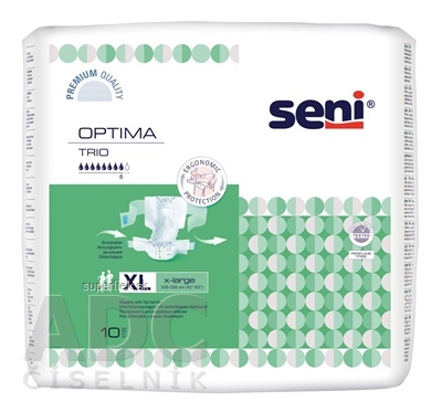 Seni OPTIMA TRIO X-Large plienkové nohavičky (obvod 105-155 cm) 1x10 ks