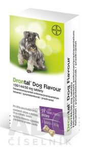 Drontal Dog Flavour 150/144/50 mg tablety tbl 1x24 ks