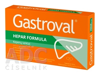 Gastroval HEPAR FORMULA cps 1x30 ks