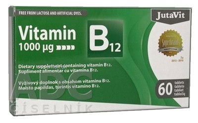 JutaVit Vitamín B12 1000 µg tbl 1x60 ks