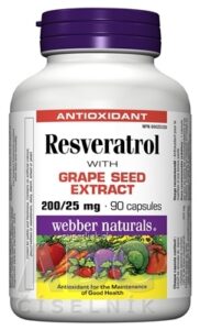 Webber Naturals Resveratrol cps 1x90 ks
