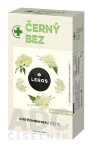LEROS BAZA ČIERNA bylinný čaj, nálevové vrecúška (inov.2021) 20x1 g (20 g)