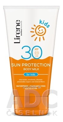 Lirene SUN PROTECTION Kids SPF 30 opaľovacie telové mlieko pre deti 1x150 ml