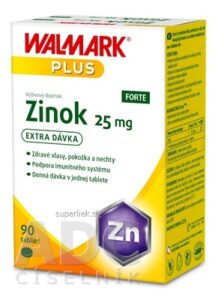 WALMARK Zinok FORTE 25 mg tbl 1x90 ks