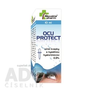 Slovakiapharm OCU PROTECT 0,3% očné kvapky s kys. hyalurónovou 1x10 ml