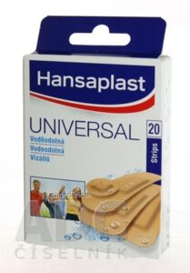 Hansaplast Universal Water resistant vodeodolná náplasť 1x20 ks