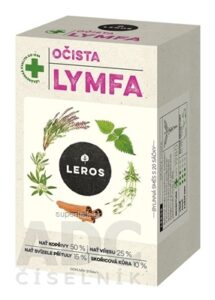 LEROS OČISTA LYMFA bylinná čajová zmes, nálevové vrecká 20x1,5 g (30 g)