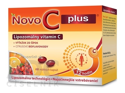 NOVO C PLUS Lipozomálny vitamín C cps 1x60