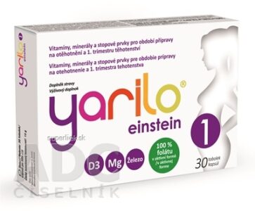 YARILO einstein 1 cps (príprava na tehotenstvo a 1. trimester) 1x30 ks