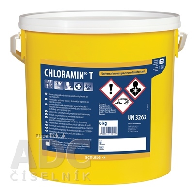 Chloramin T práškový dezinfekčný prostriedok v PE vedre 1x6 kg