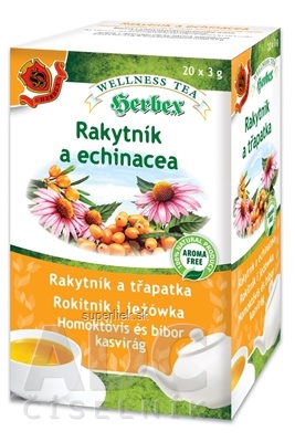 HERBEX Rakytník a echinacea bylinná zmes (wellness tea) 20x3 g (60 g)
