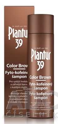 Plantur 39 Color Brown Fyto-kofeínový šampón 1x250 ml