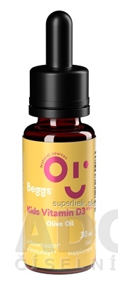 Beggs Kids VITAMÍN D3 400 IU Olive Oil kvapky 1x30 ml